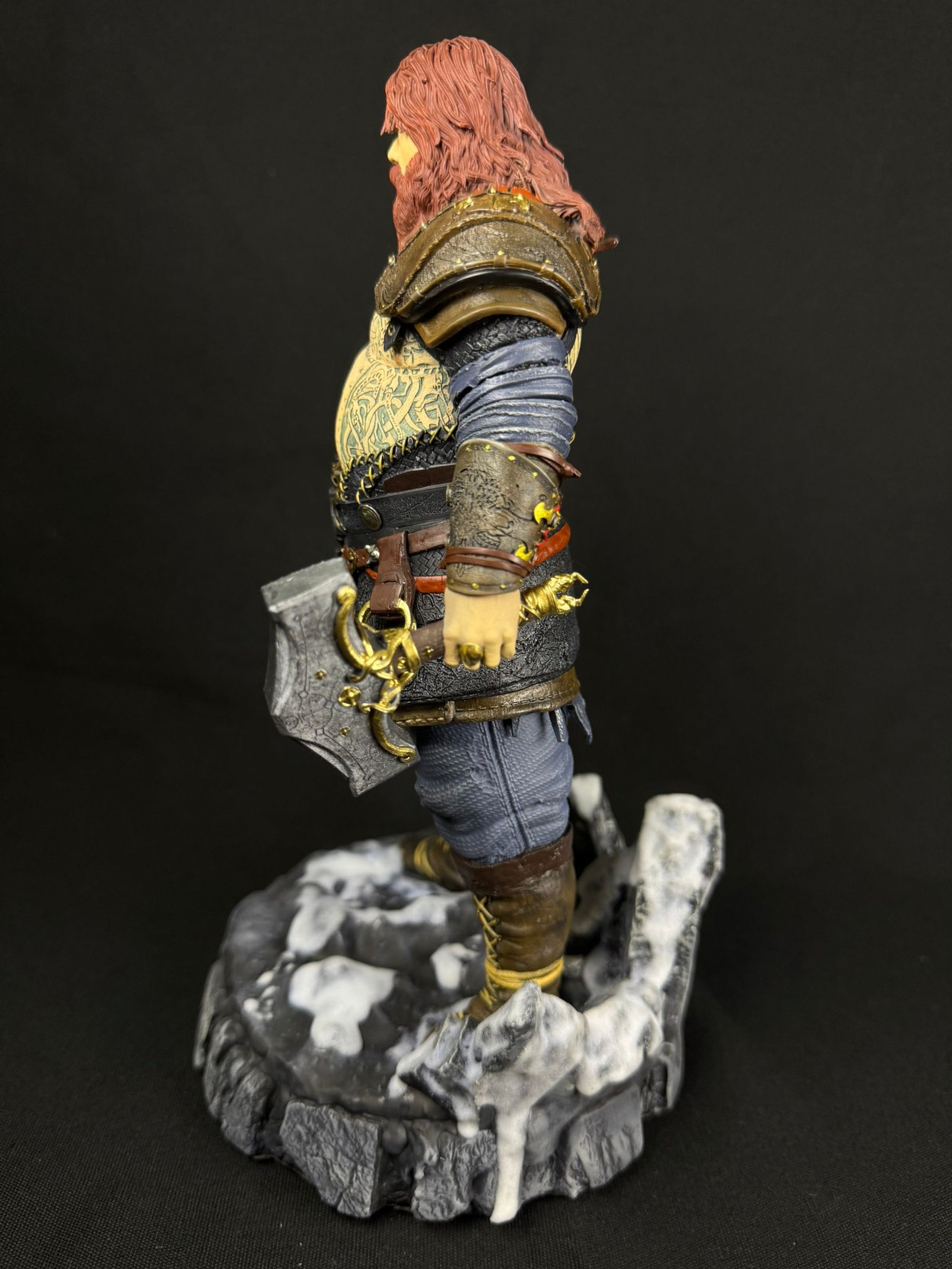 Norse Thunder God Figure