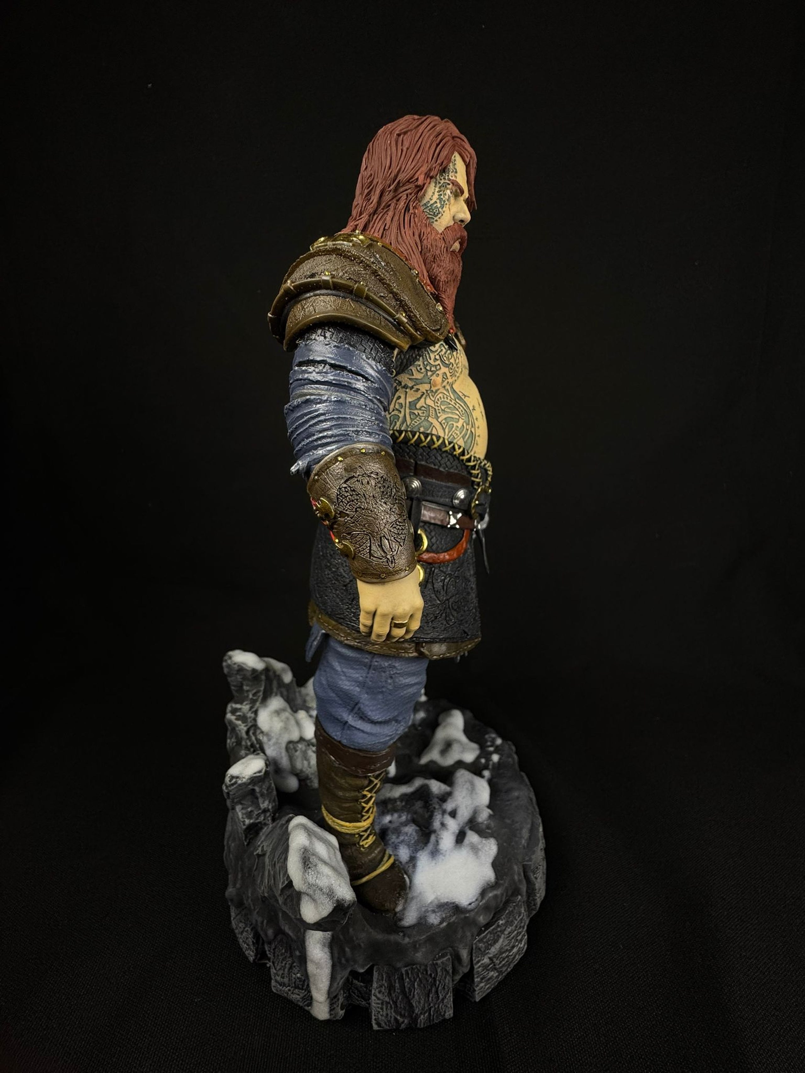 Norse Thunder God Figure
