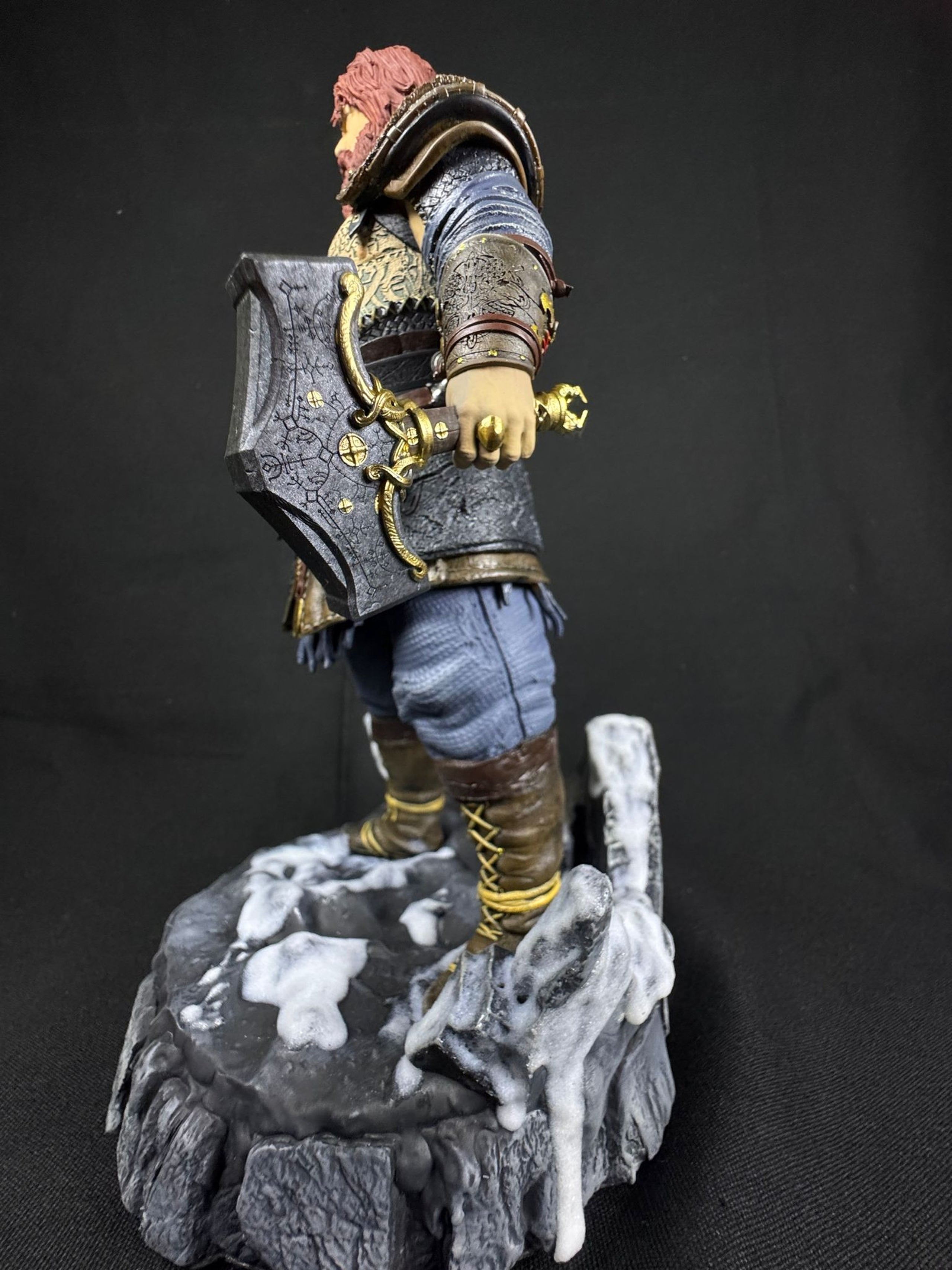 Norse Thunder God Figure