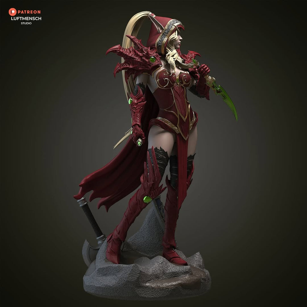 The Scarlet Blade Statue