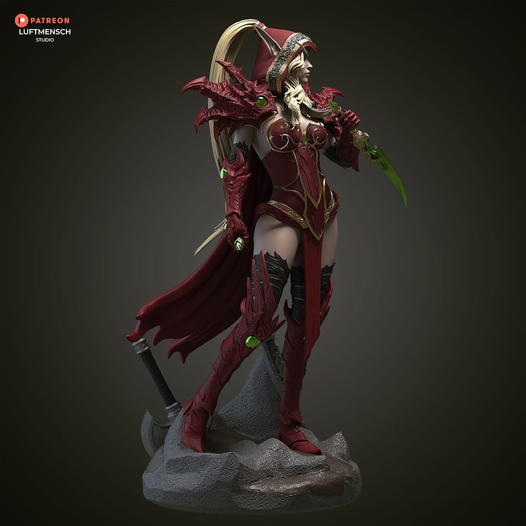 The Scarlet Blade Statue