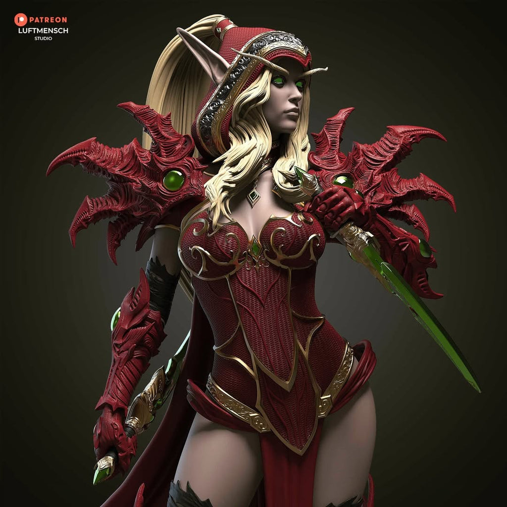 The Scarlet Blade Statue