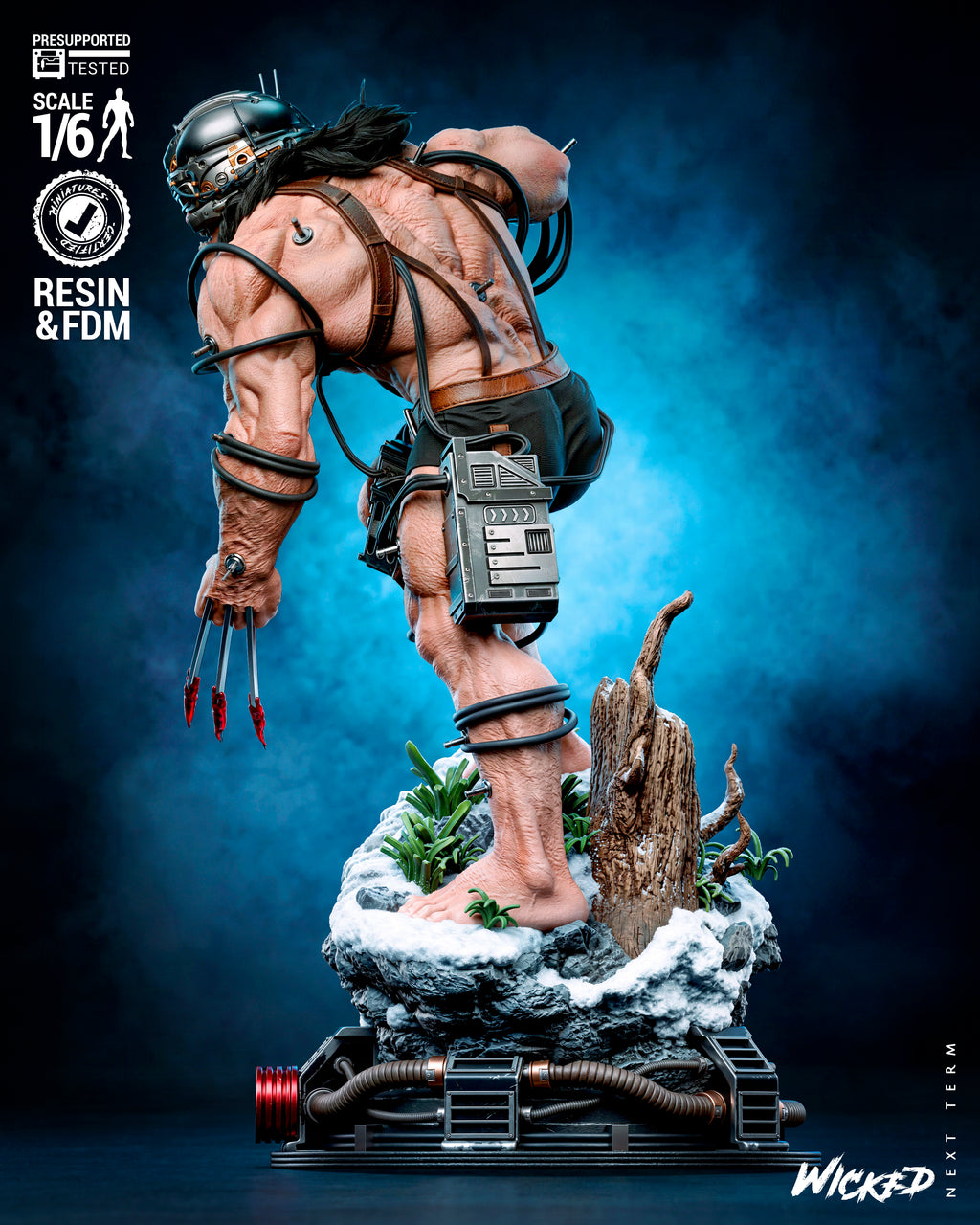 Adamantium Subject X Statue