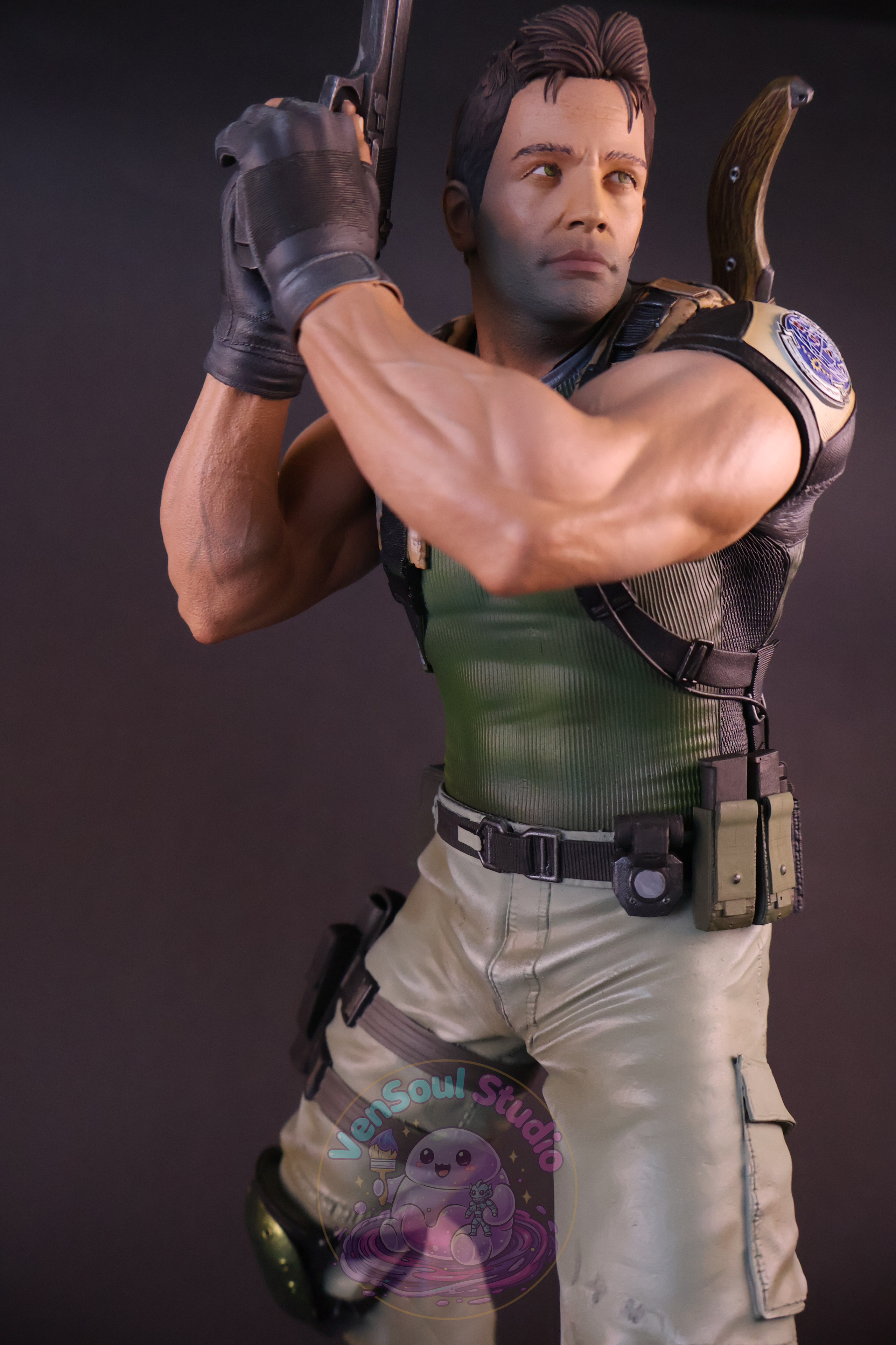 Chris Redfield Statue