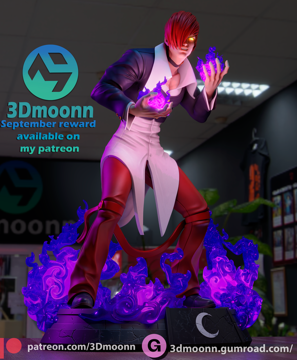 Iori Yagami Statue