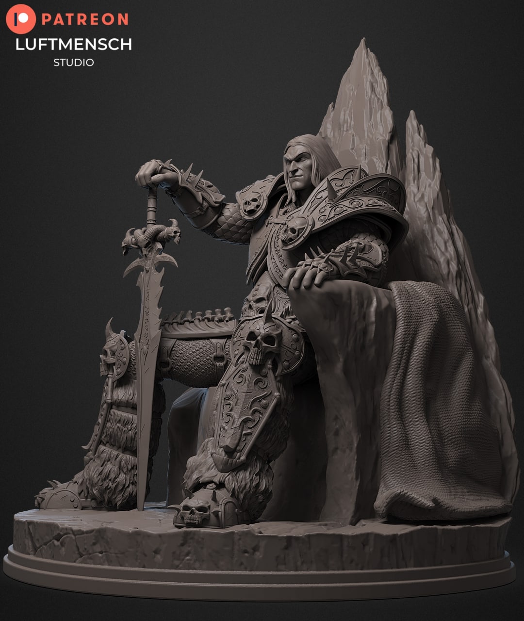 The Frozen King Statue