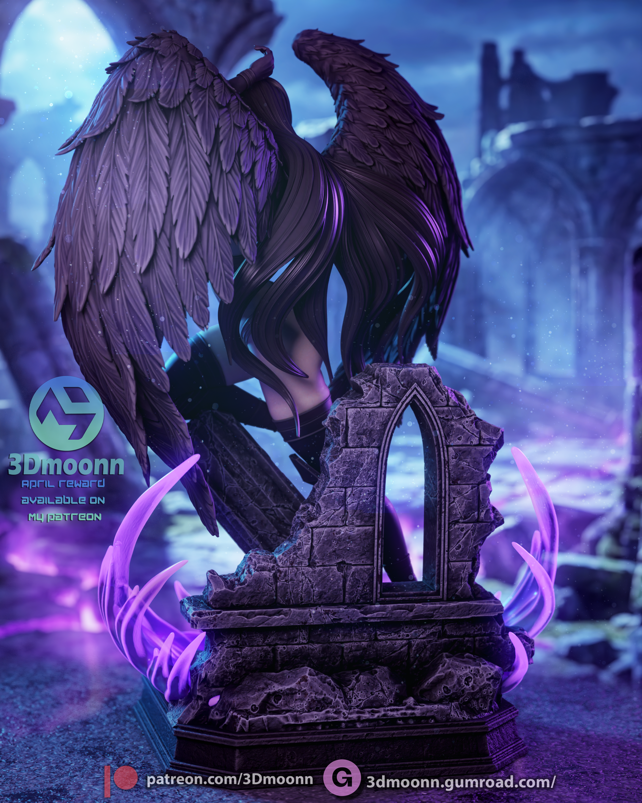 The Fallen Temptress Statue