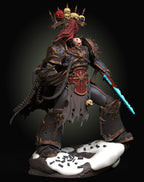 Chaos Warmaster Statue