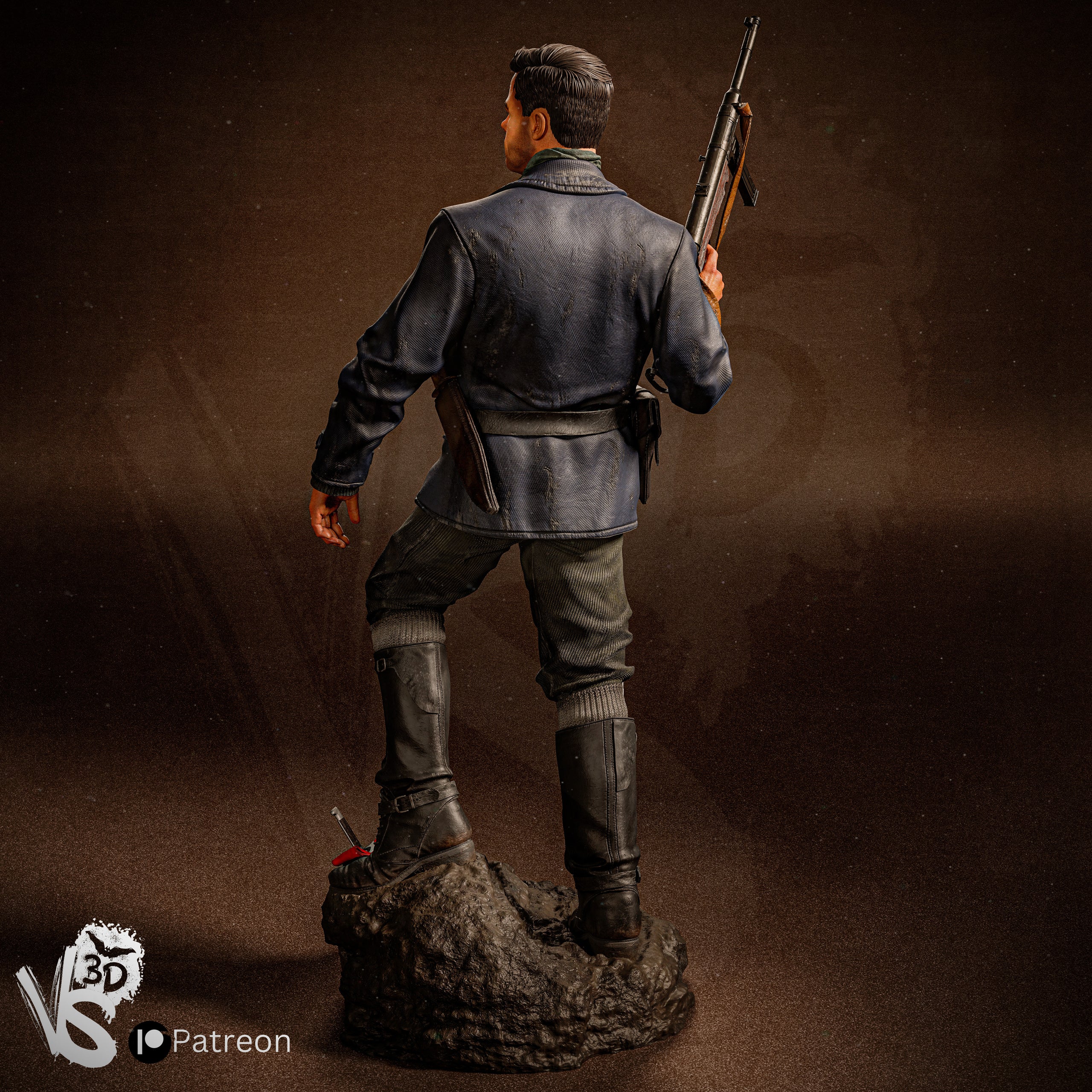 Aldo Raine Statue