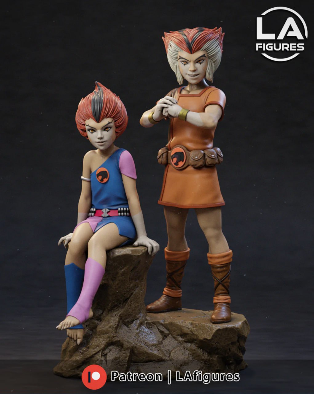 WilyKit & WilyKat Statue
