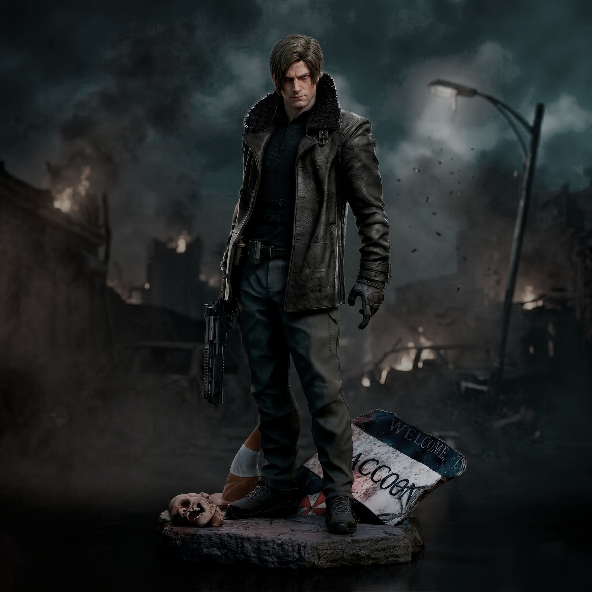 Survival Horror Agent Statue
