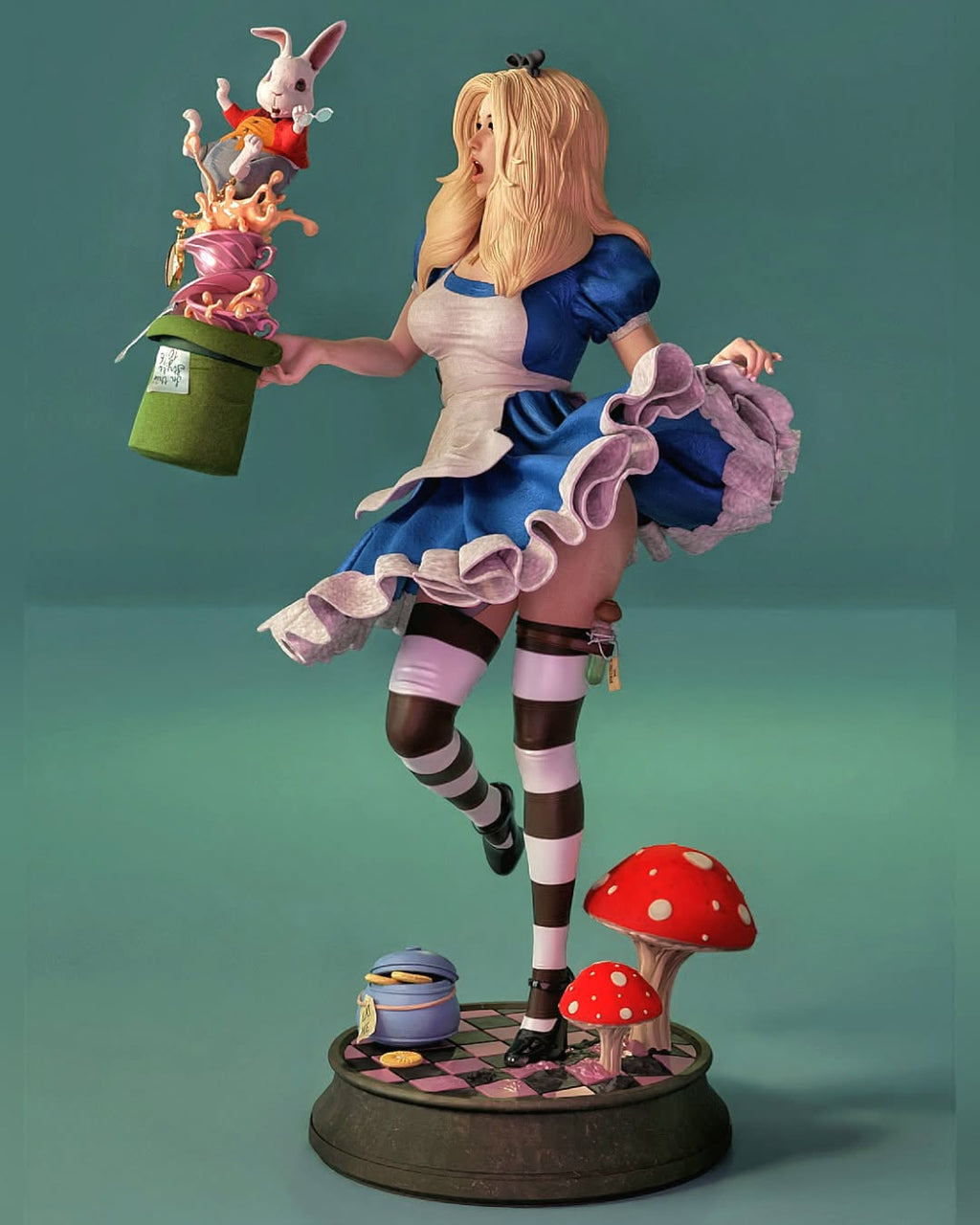 The Wonderland Girl Statue