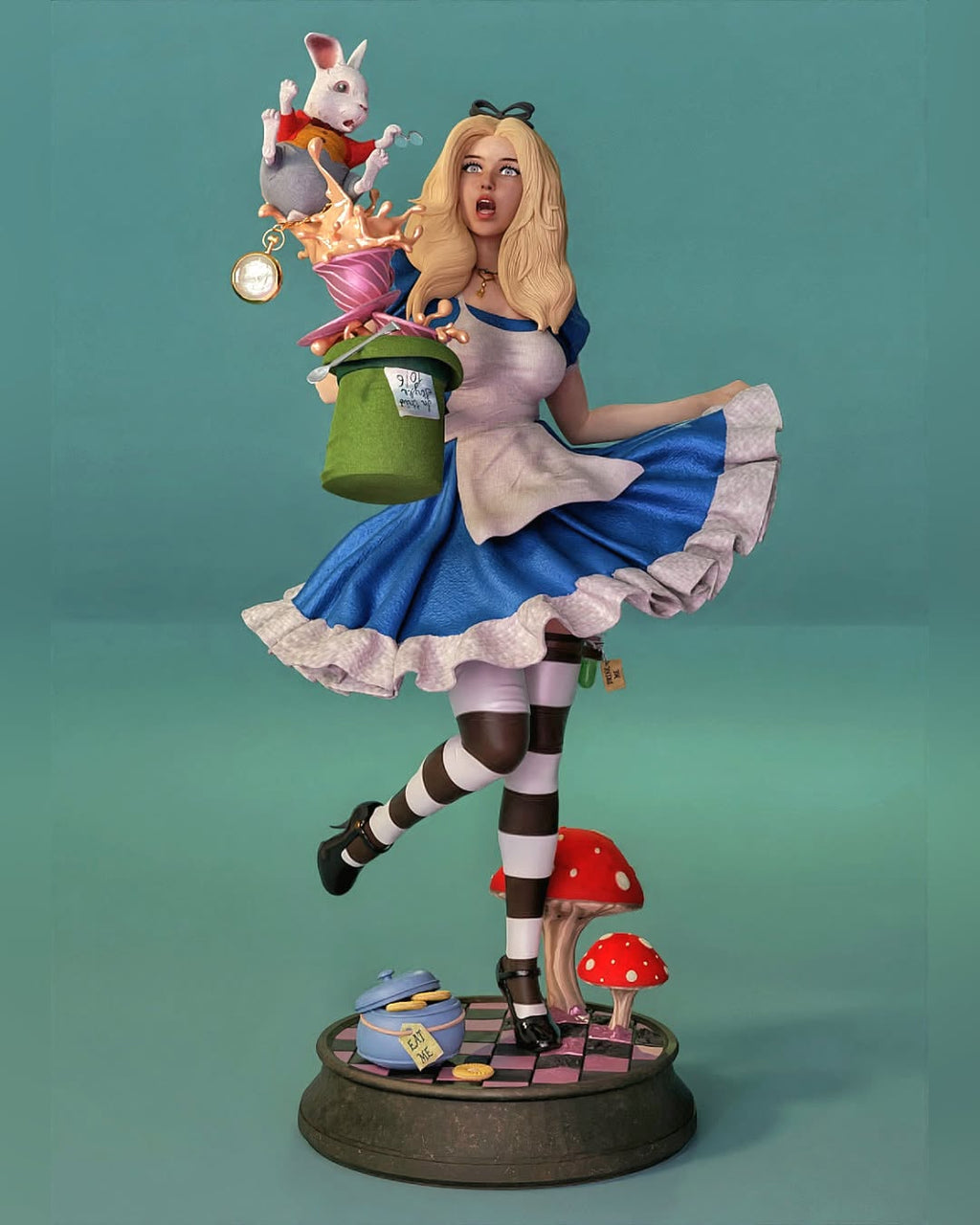 The Wonderland Girl Statue
