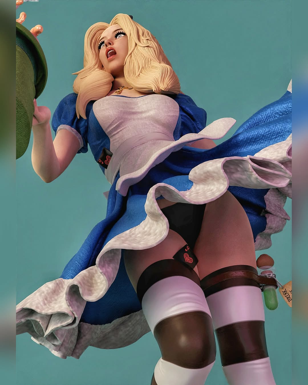 The Wonderland Girl Statue