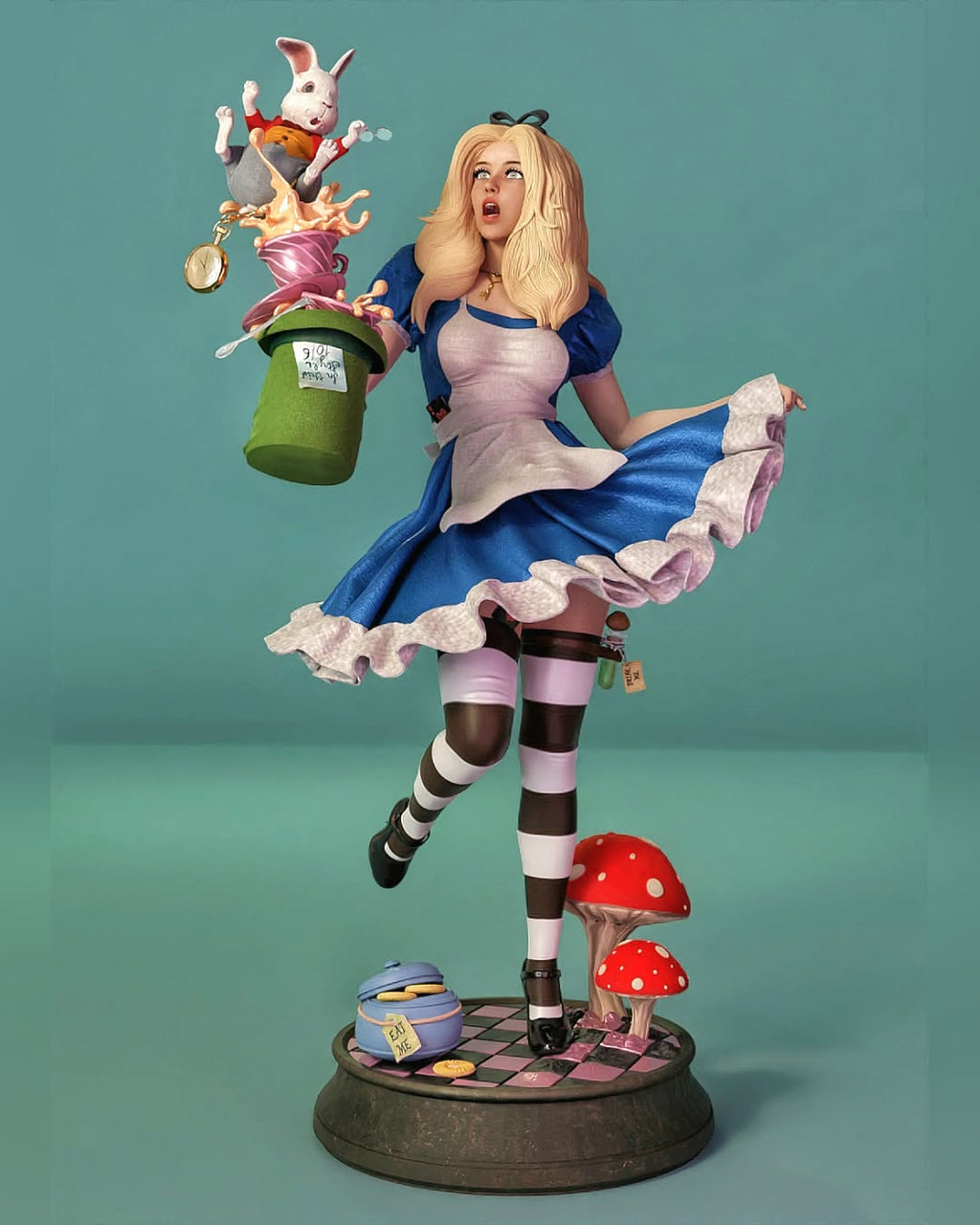 The Wonderland Girl Statue