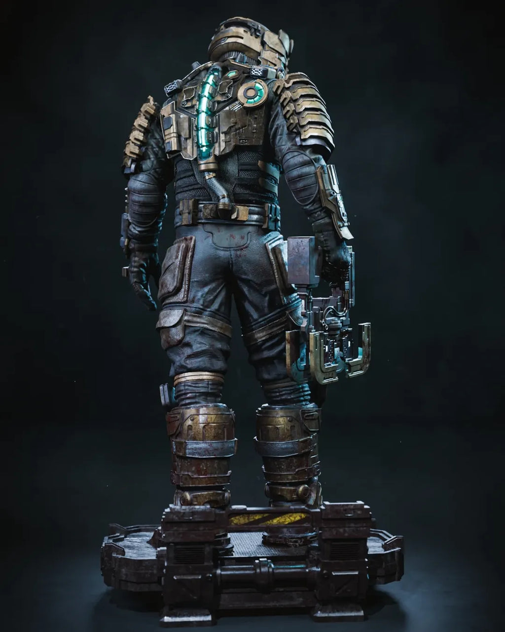 Armored Space Engineer Statue