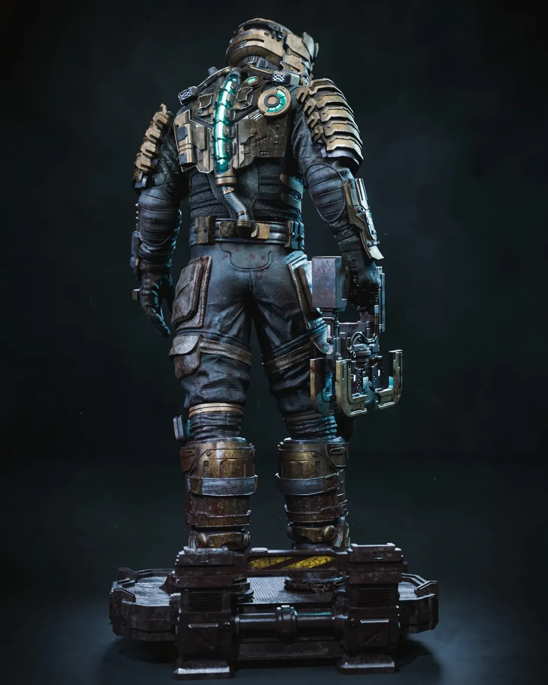 Armored Space Engineer Statue