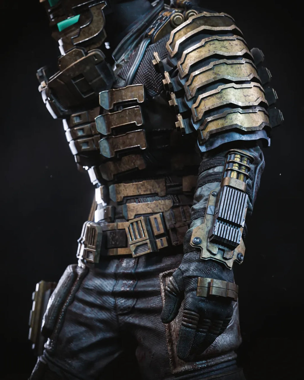 Armored Space Engineer Statue