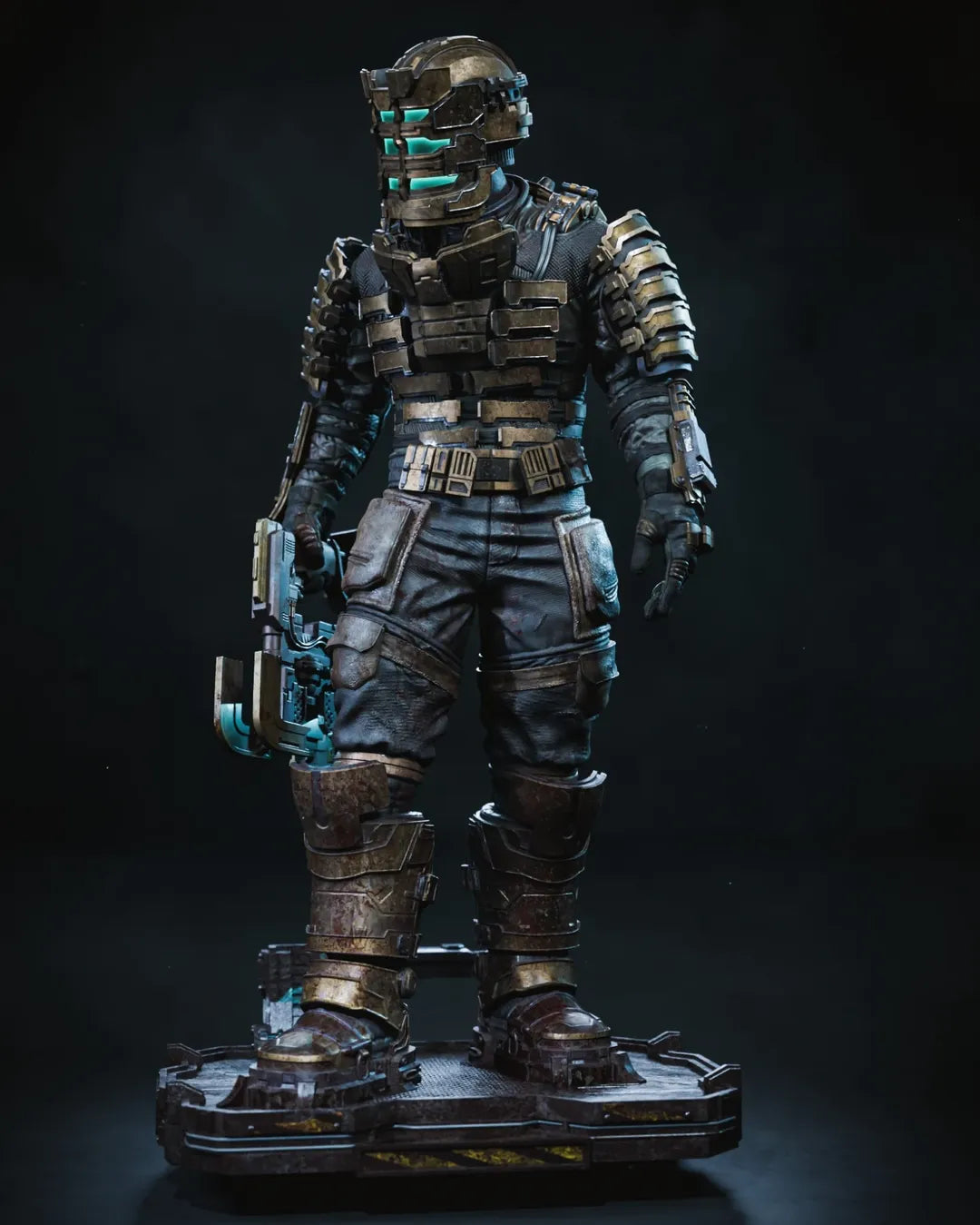 Armored Space Engineer Statue