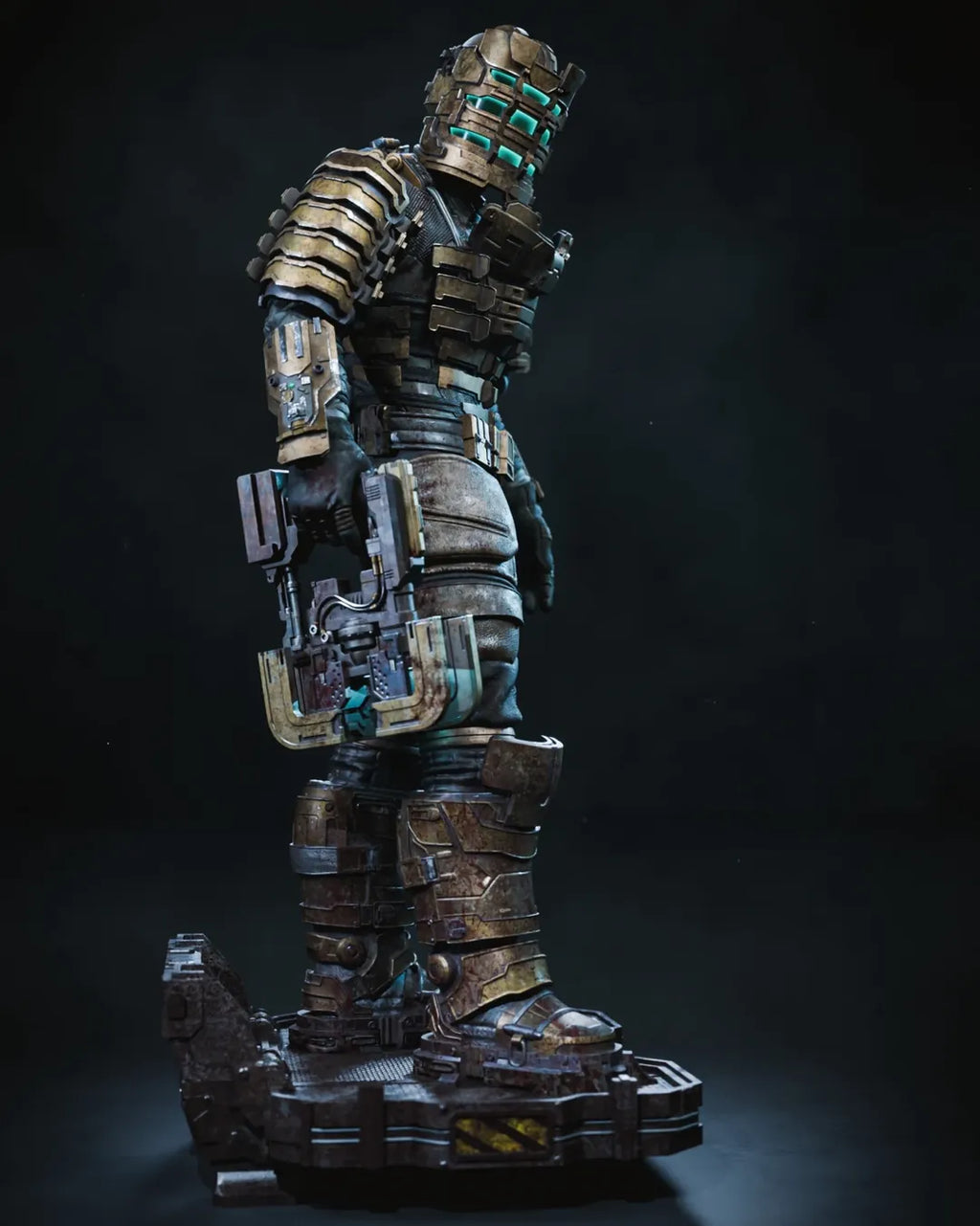 Armored Space Engineer Statue