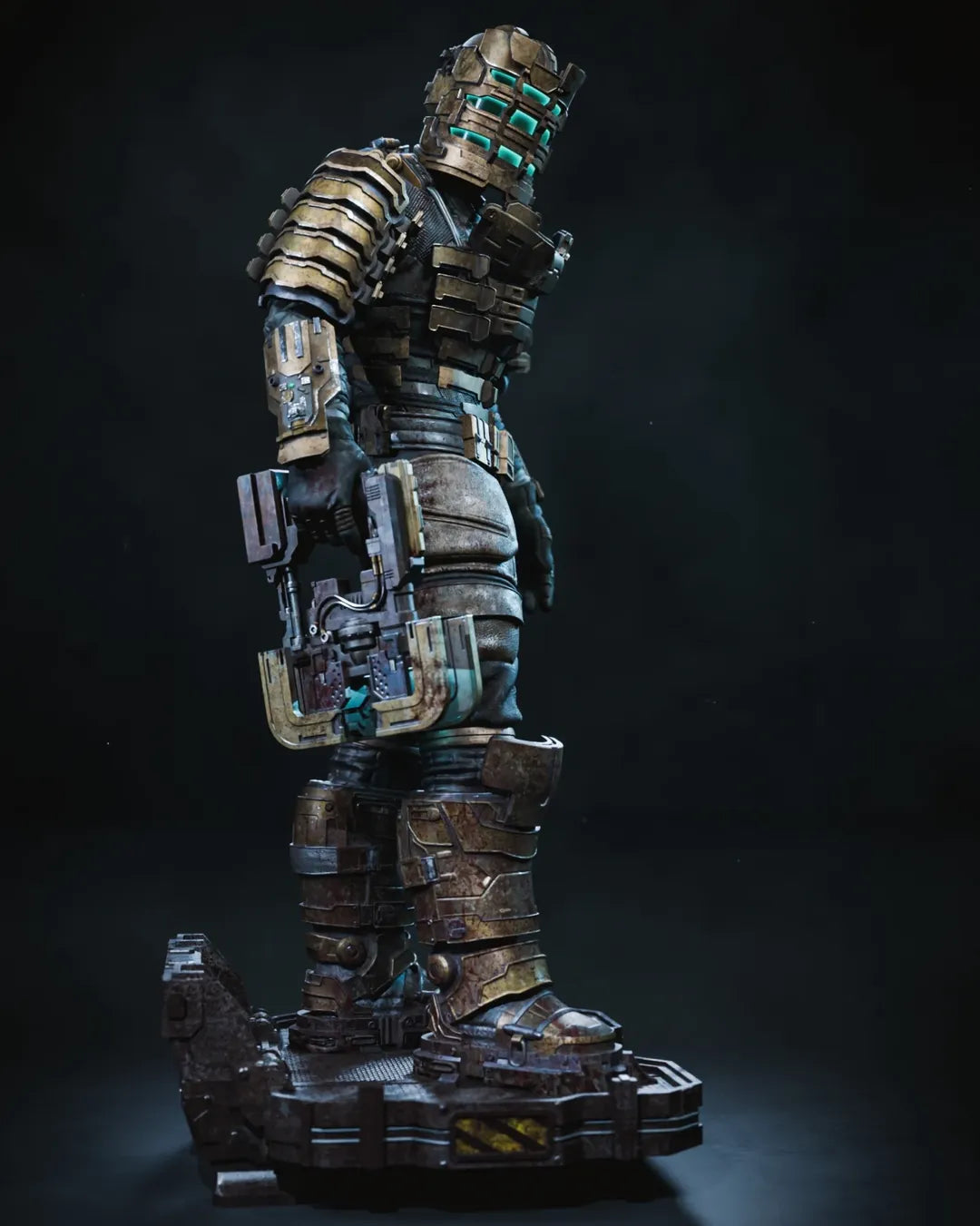 Armored Space Engineer Statue