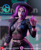 Raven Dark Sorceress Statue