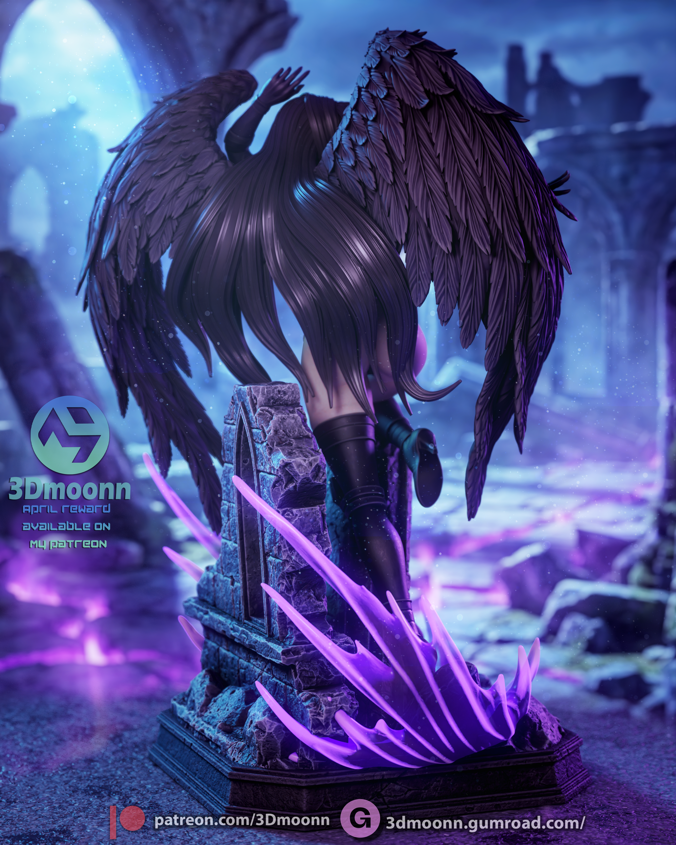 The Fallen Temptress Statue