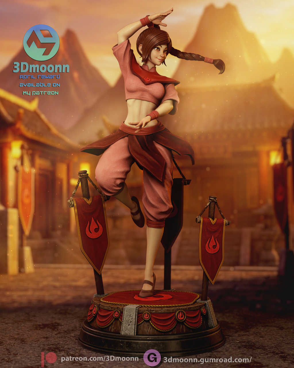 The Chi Acrobat Statue