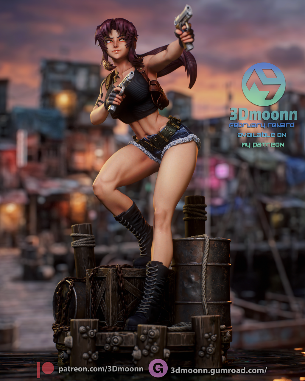 The Two-Handed Outlaw Statue