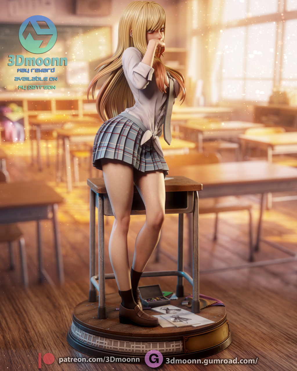 The Cosplay Darling Statue