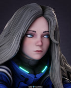 Lunar Android Statue