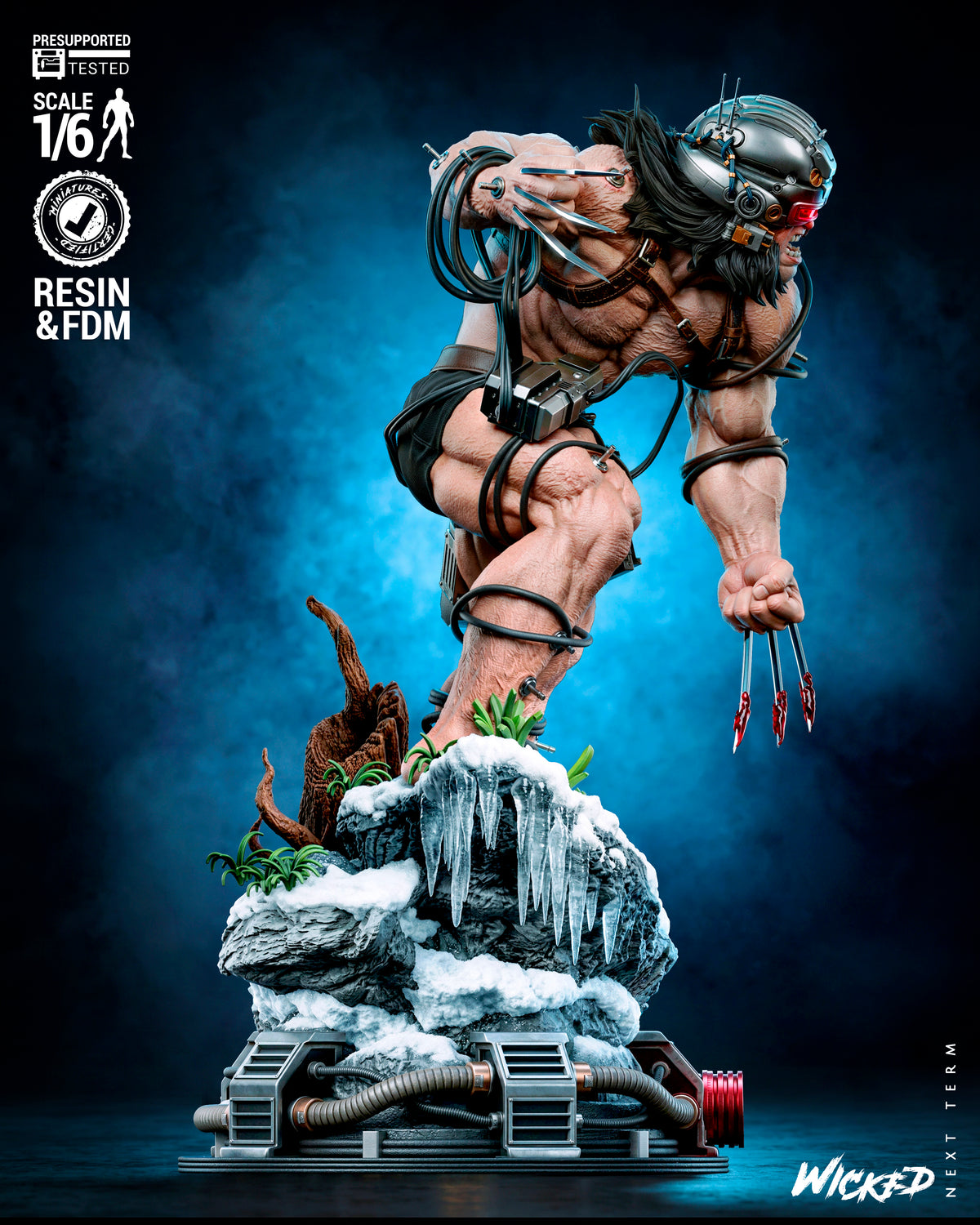 Adamantium Subject X Statue