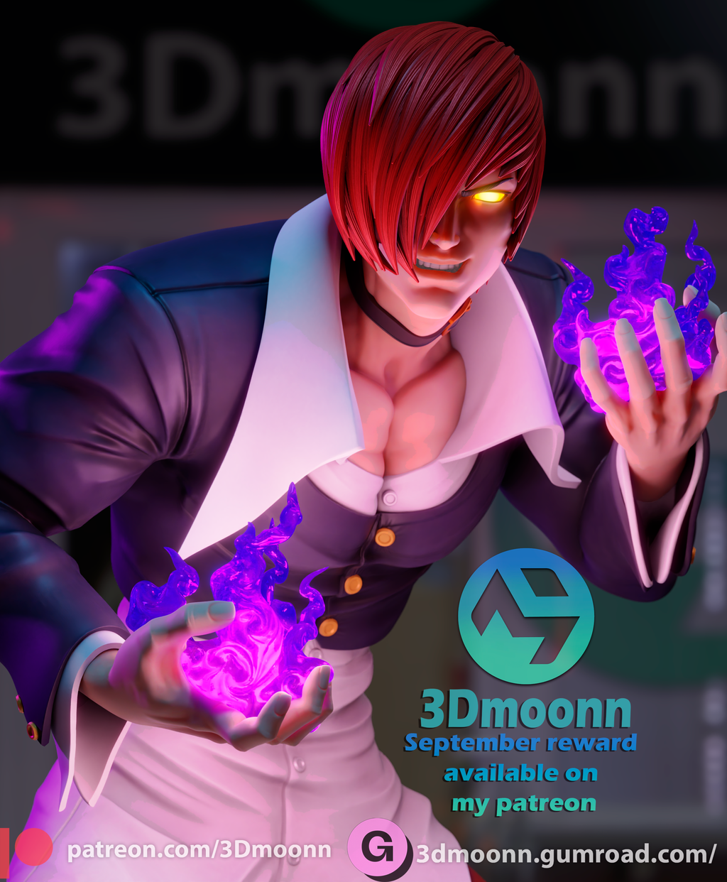 Iori Yagami Statue