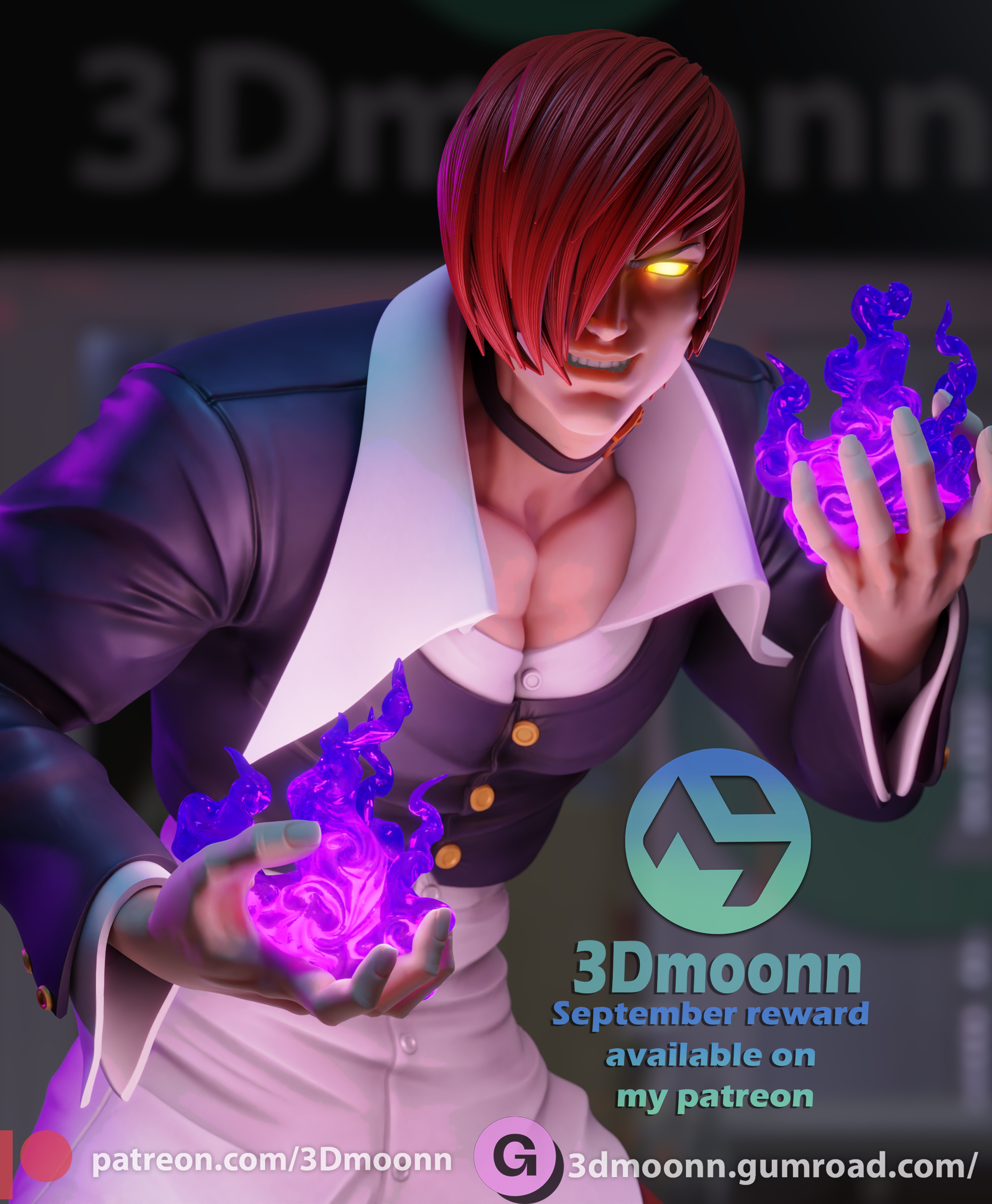 Iori Yagami Statue