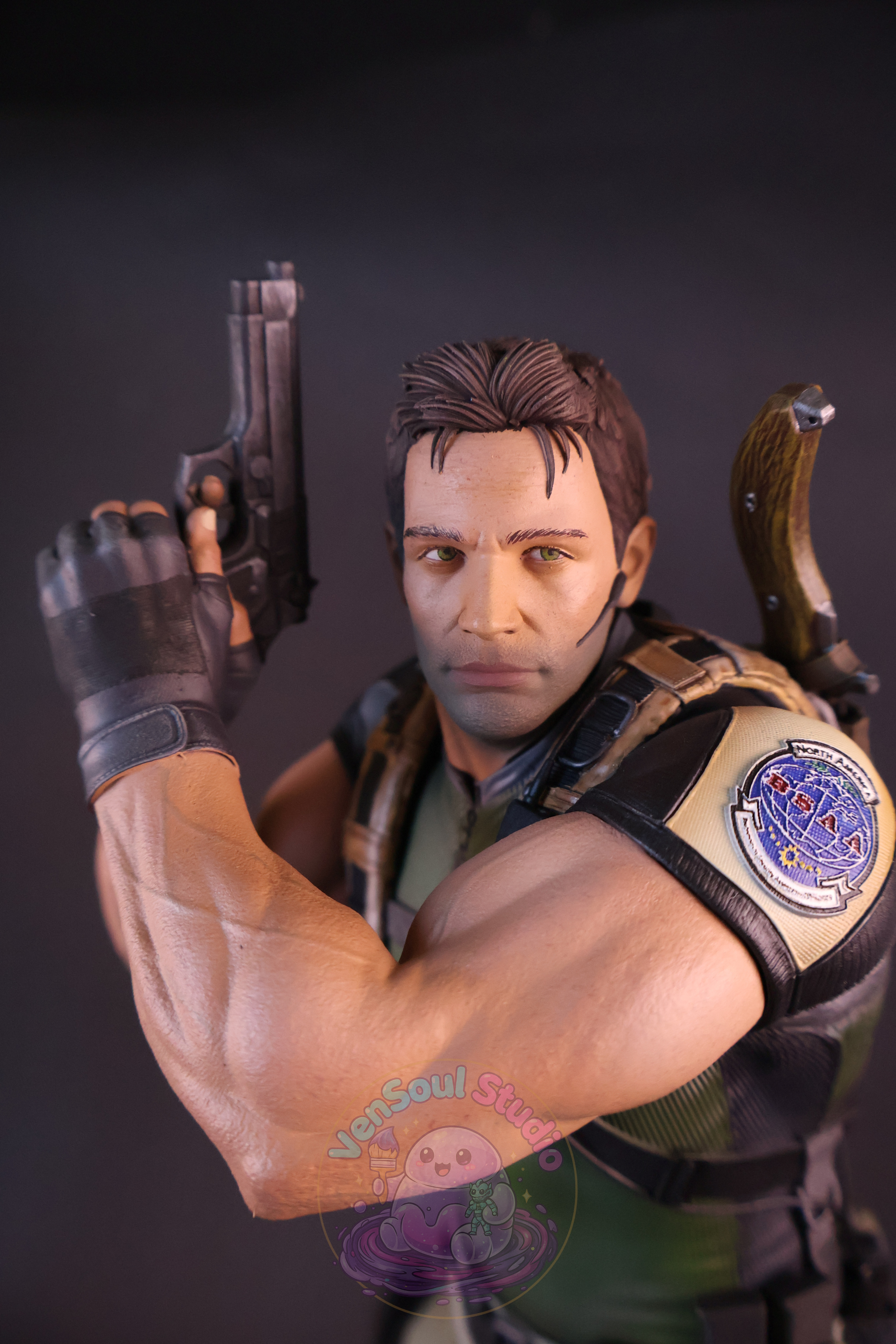 Chris Redfield Statue