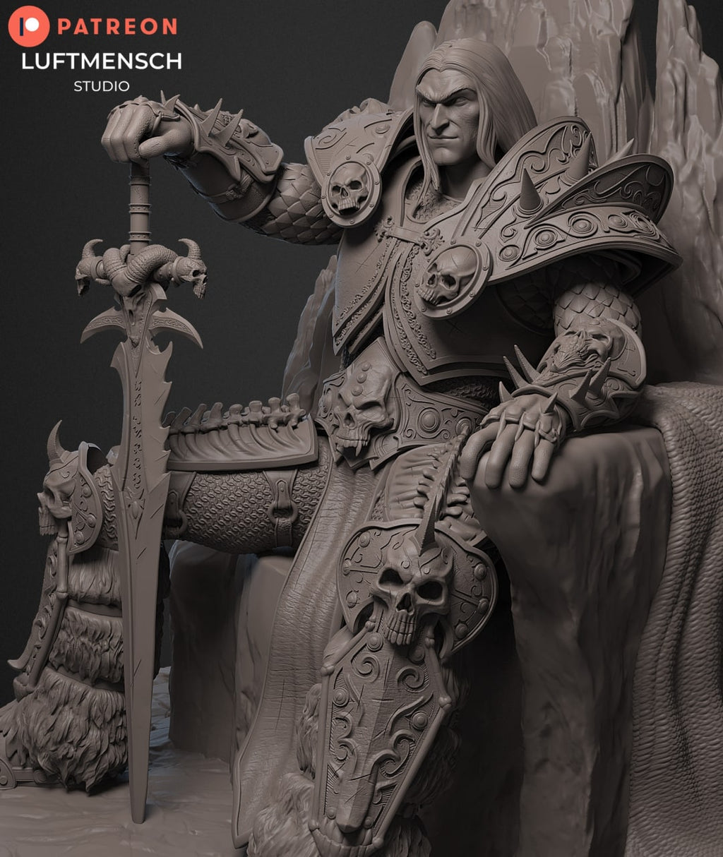 The Frozen King Statue