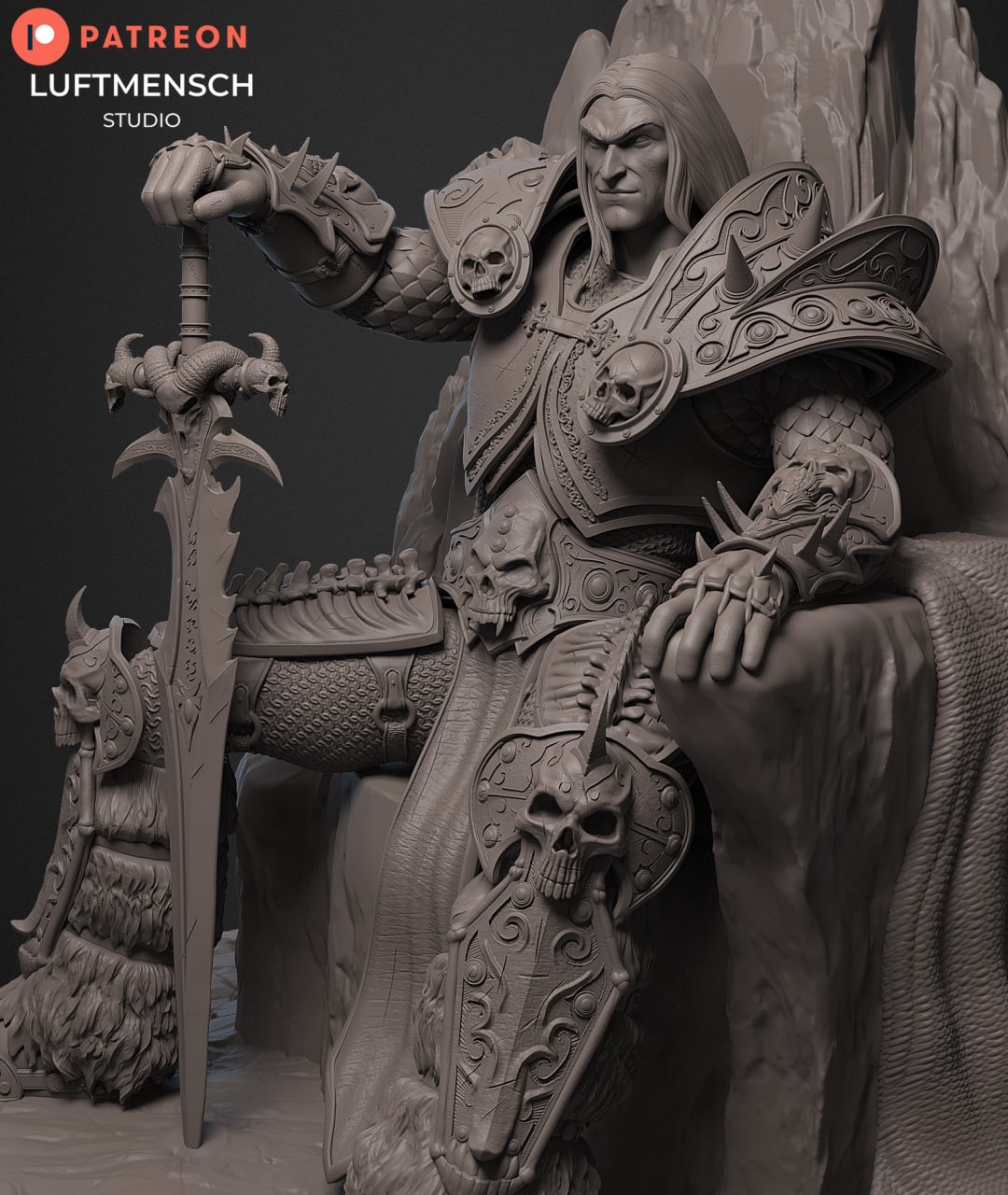 The Frozen King Statue