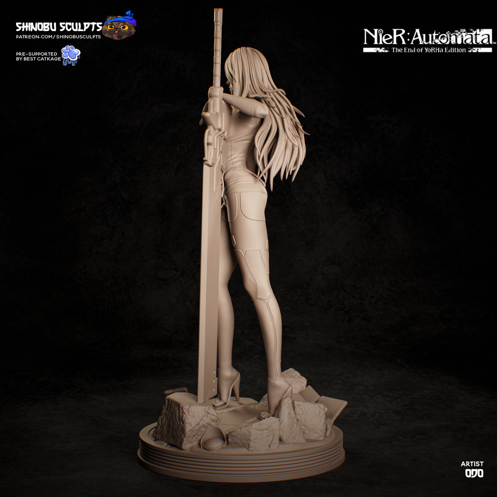 Battle Android Statue
