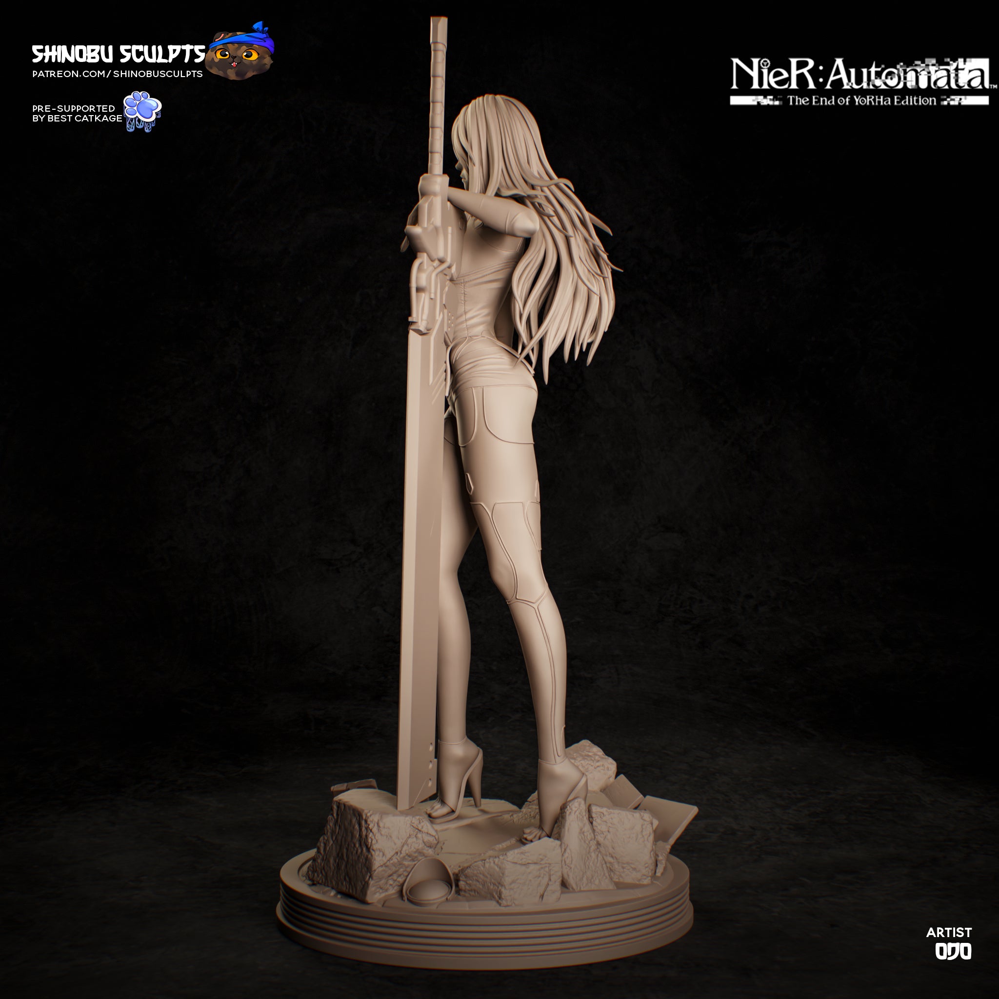 Battle Android Statue