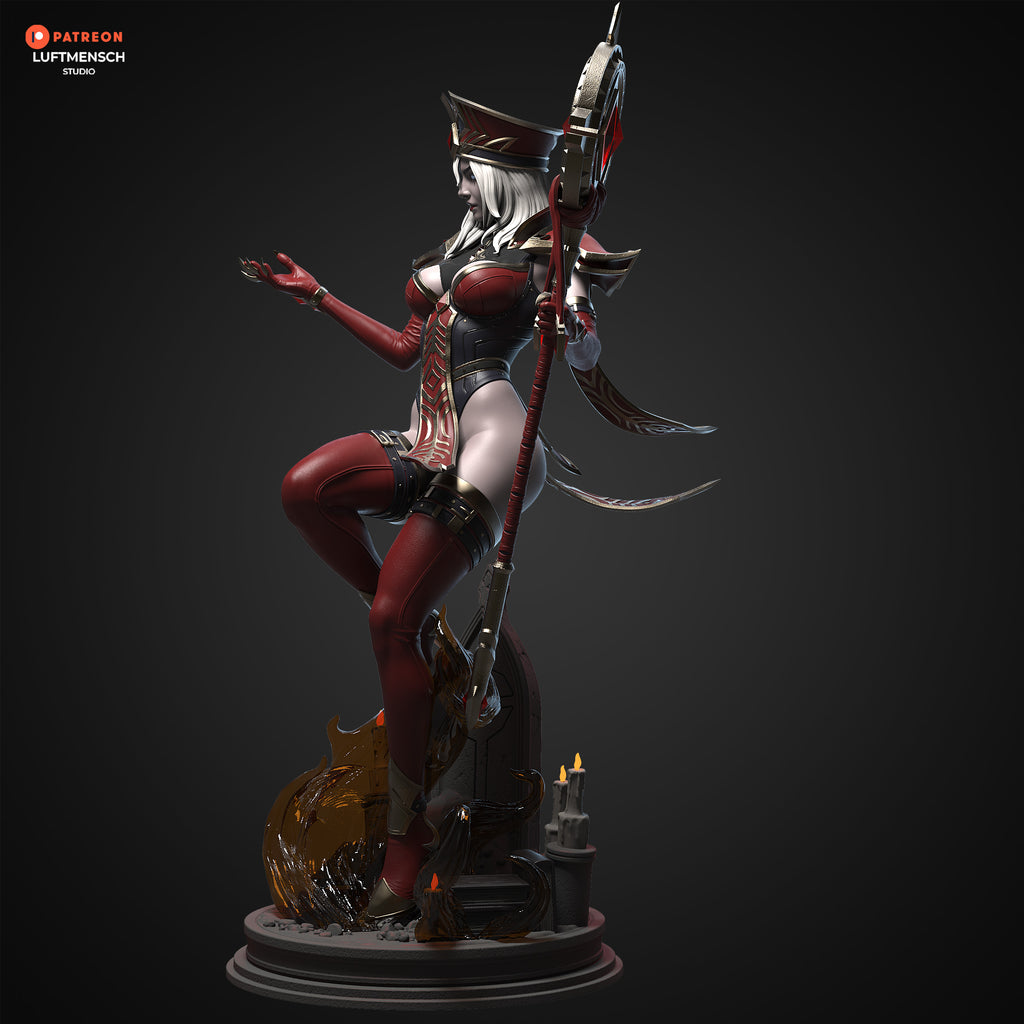 The Scarlet Inquisitor Statue
