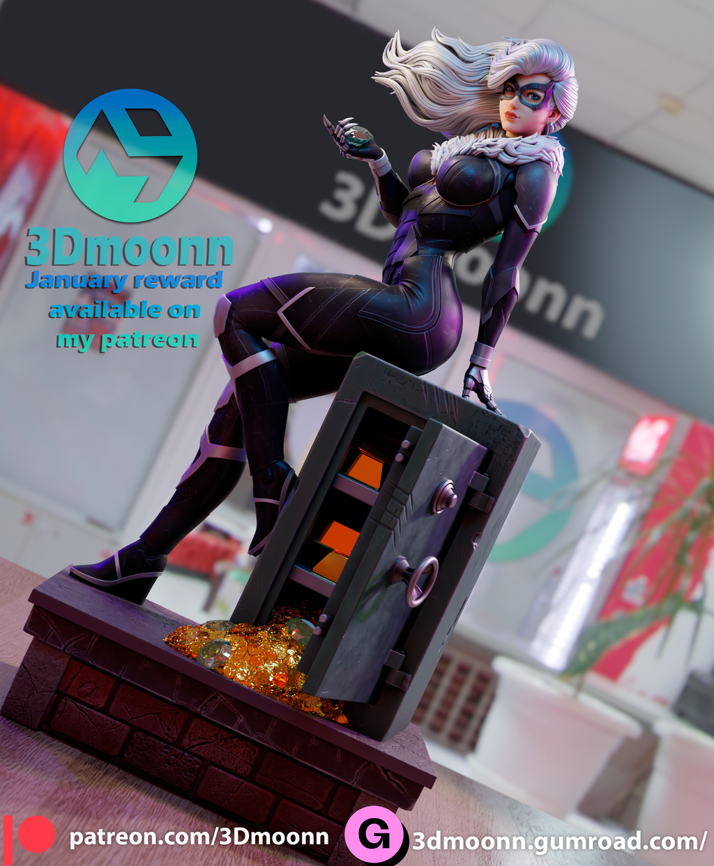 Jewel Thief Statue