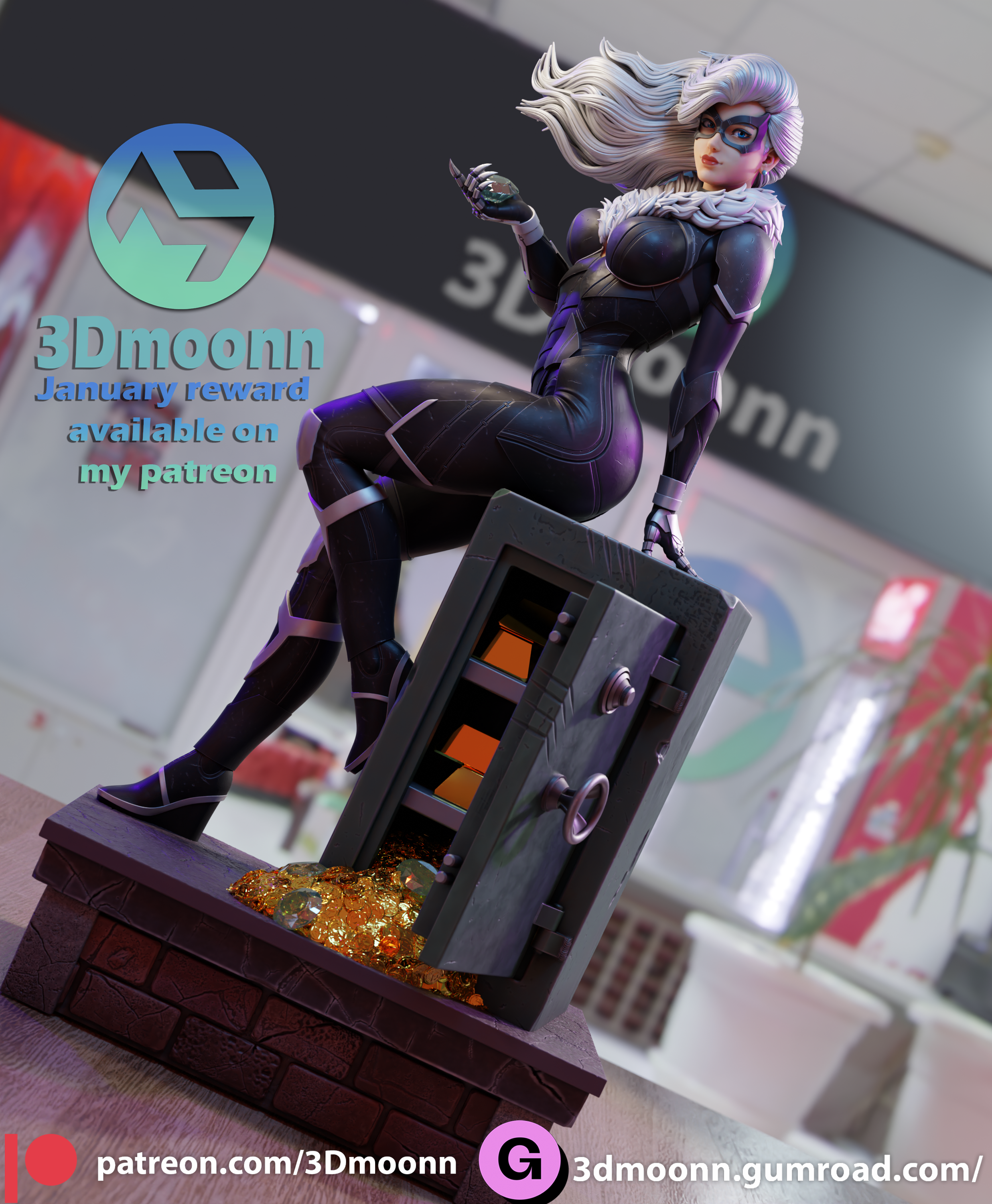 Jewel Thief Statue