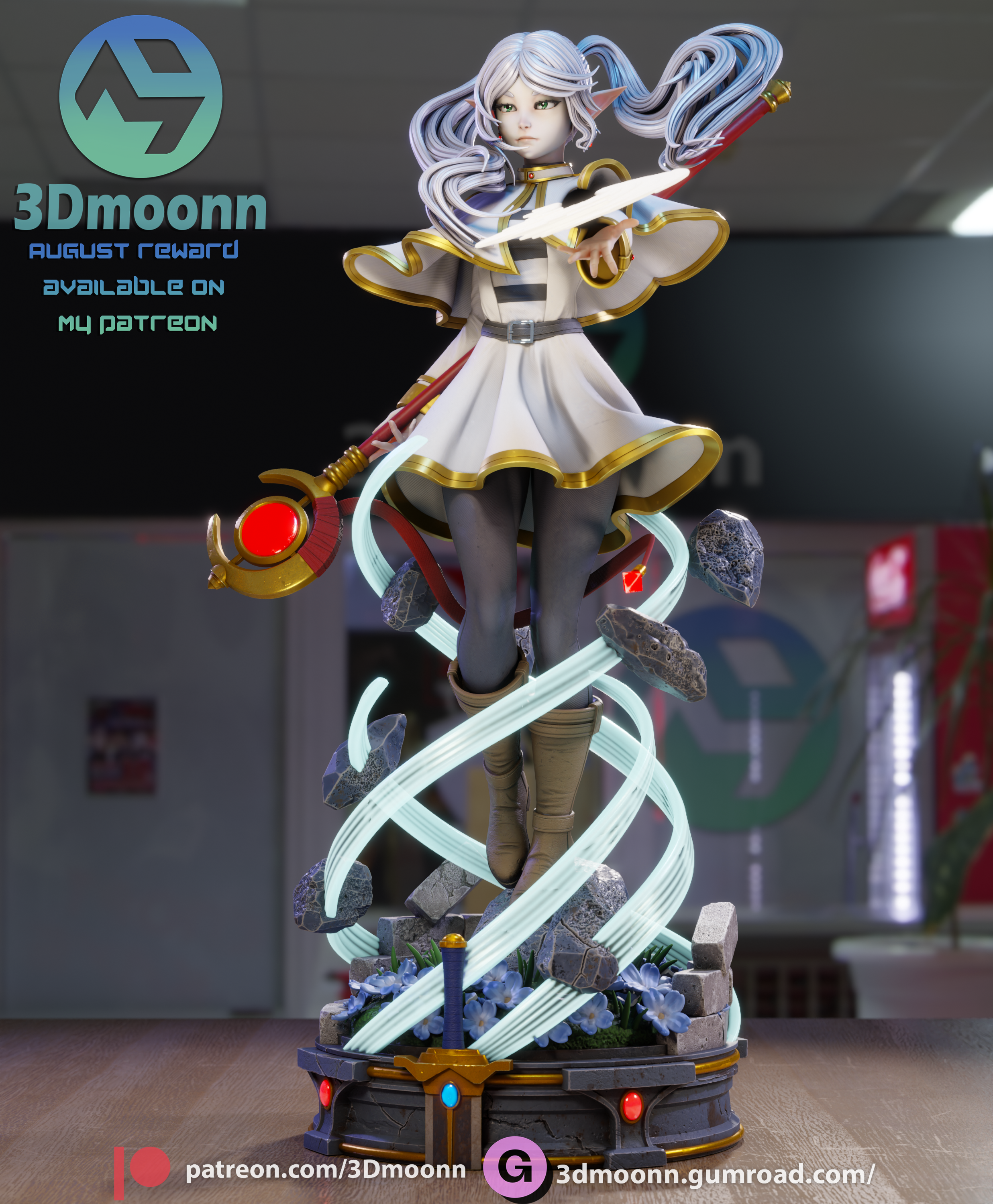 The Timeless Mage Statue