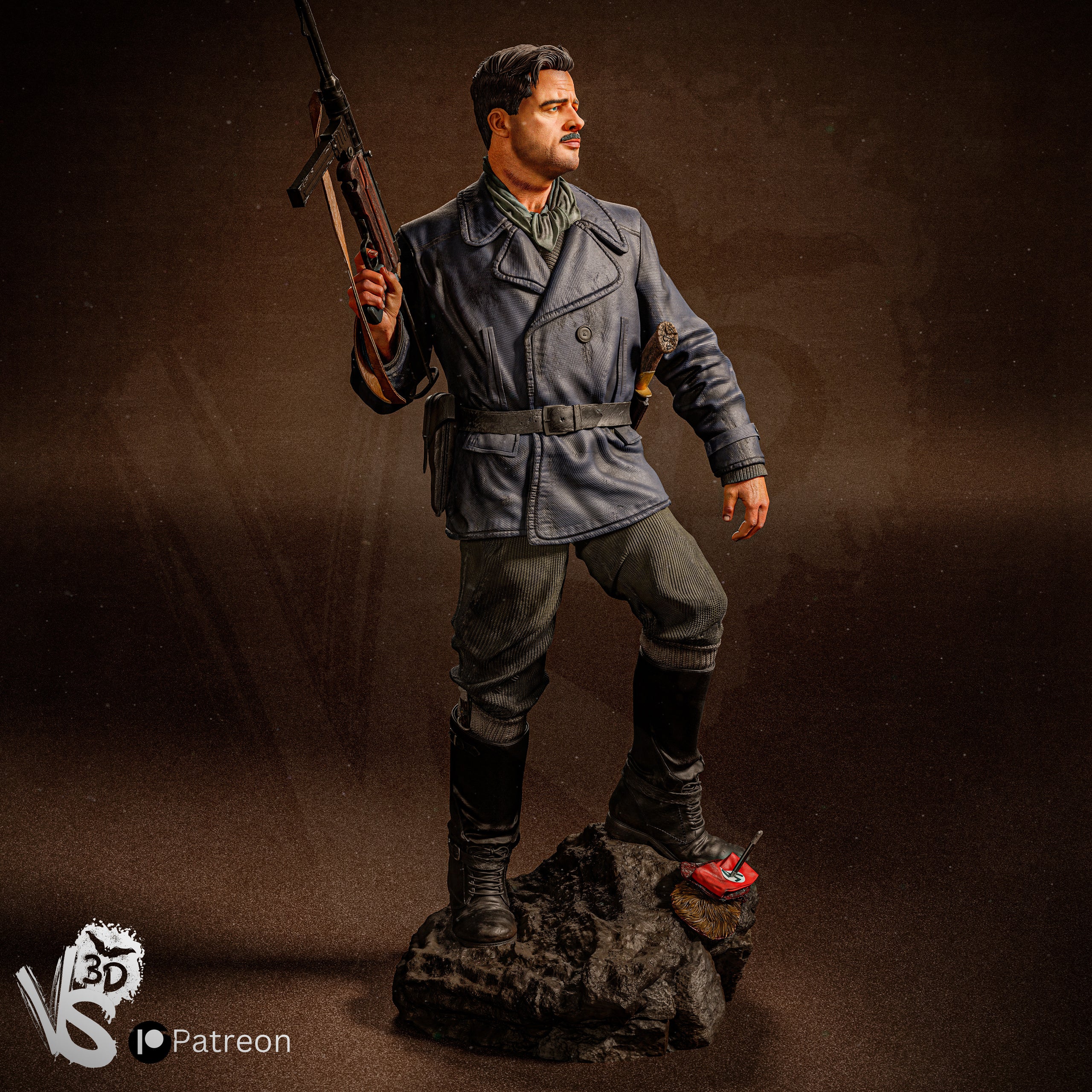 Aldo Raine Statue