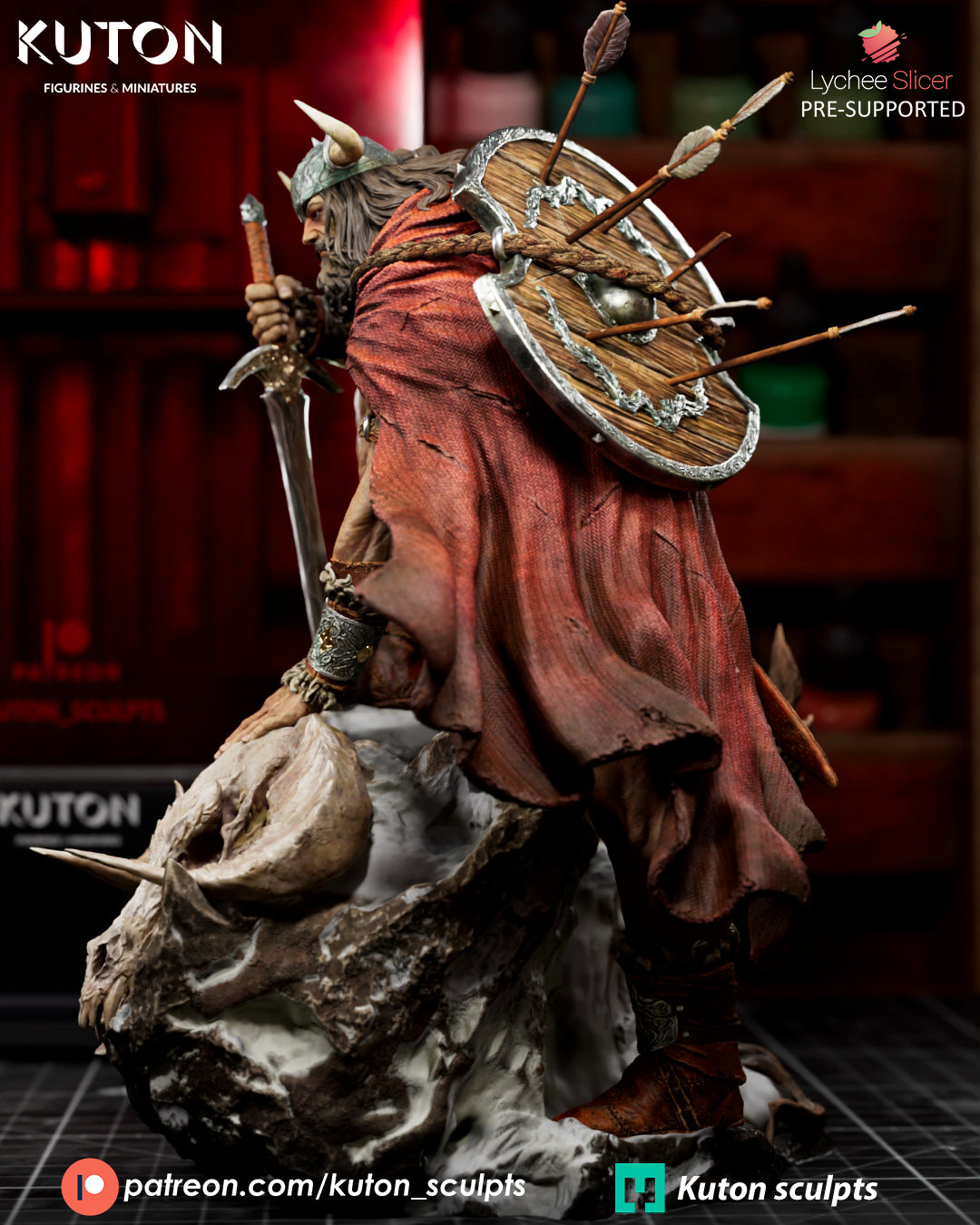 Draven King Statue