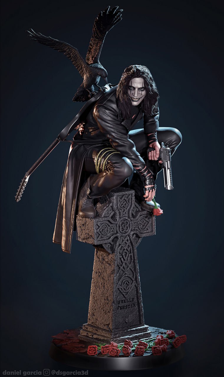 Dark Gothic Avenger Statue