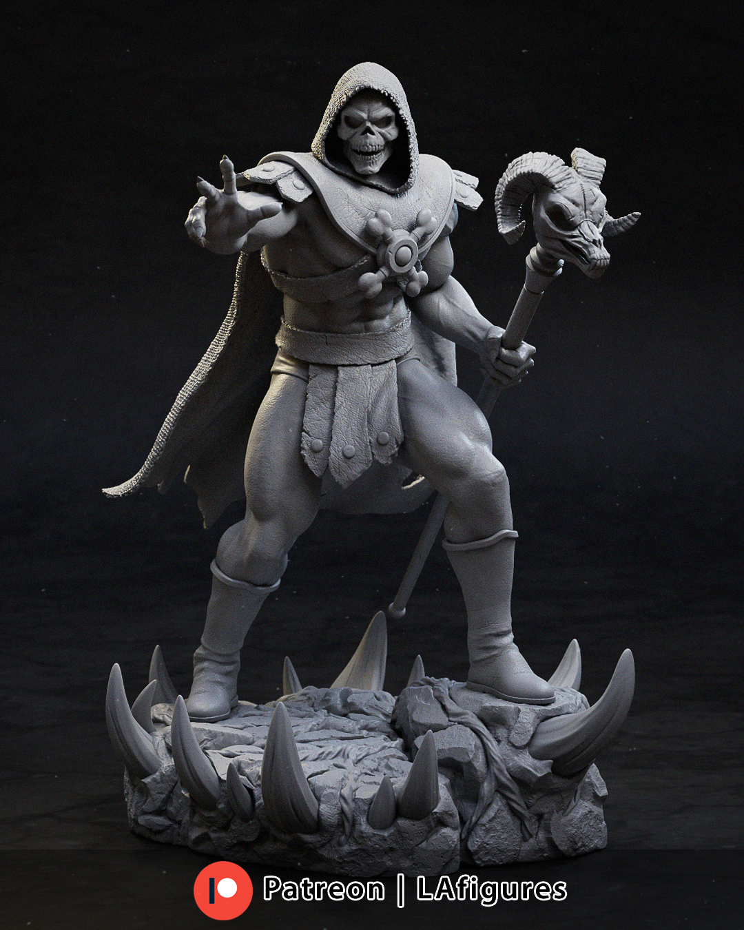 Skeletor Statue