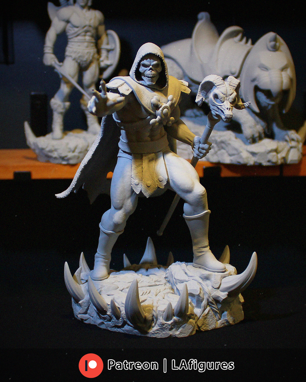 Skeletor Statue