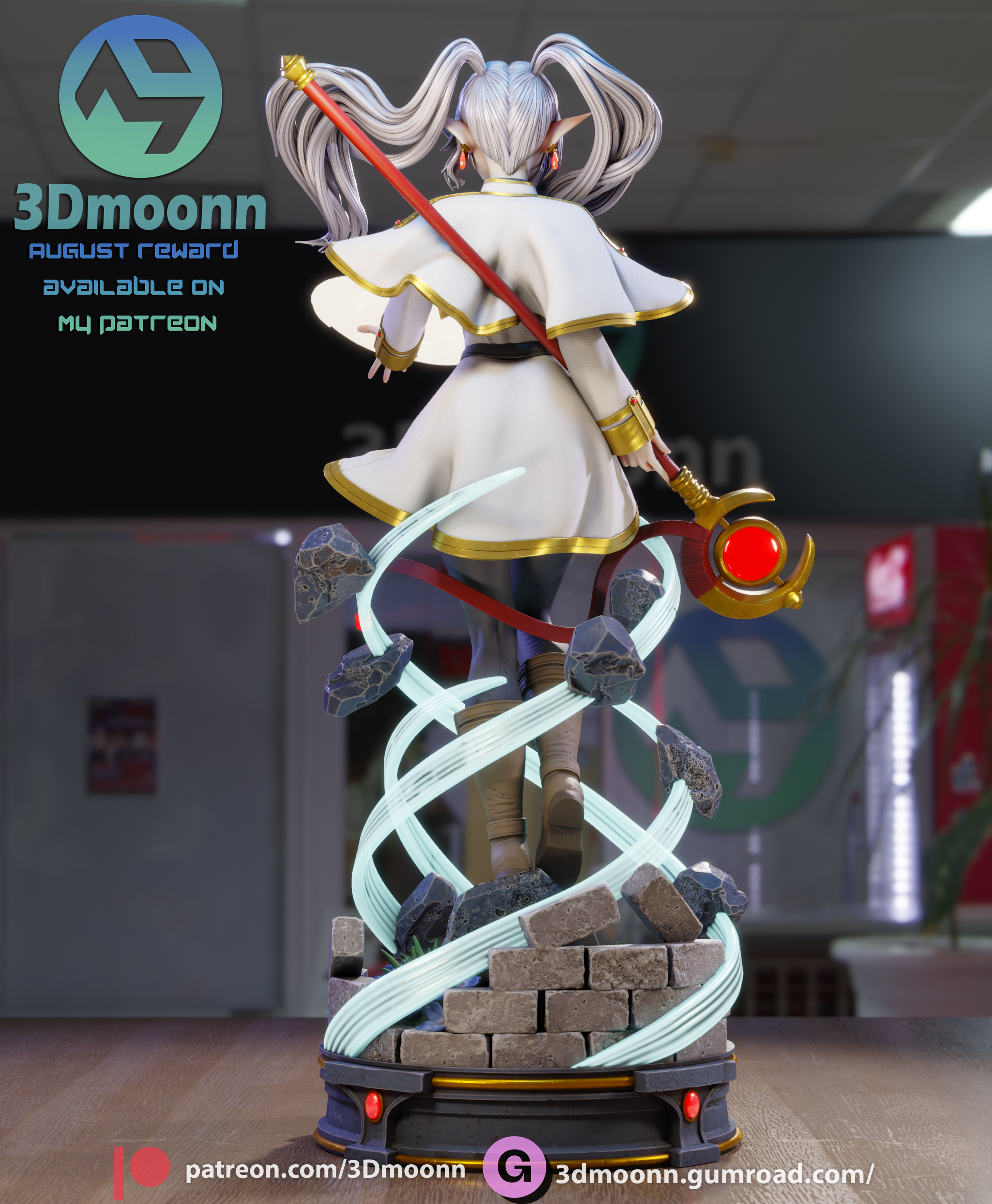 The Timeless Mage Statue