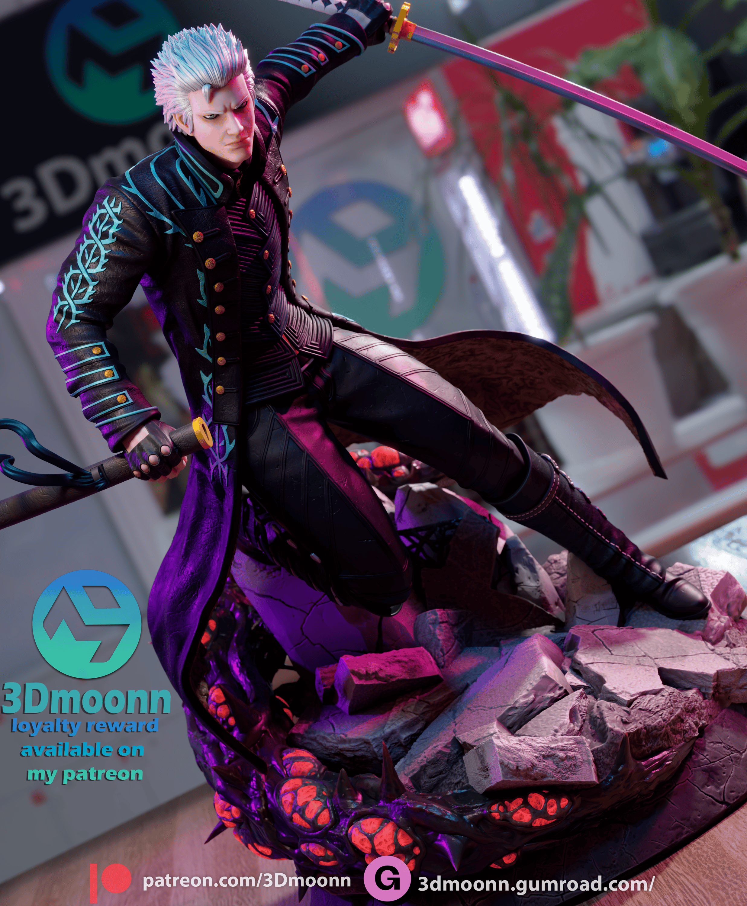 Vergil Statue